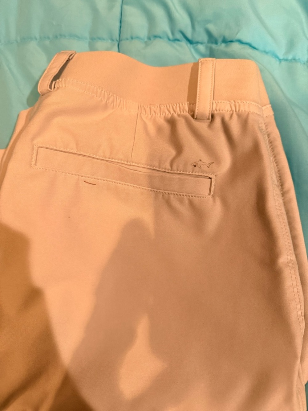 Greg Norman Collection Men's Flat Front Shorts - Beige